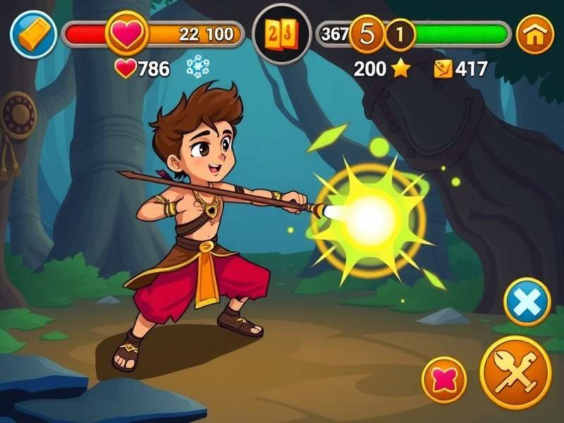 Chhota Bheem Magic Quest Game Screenshot